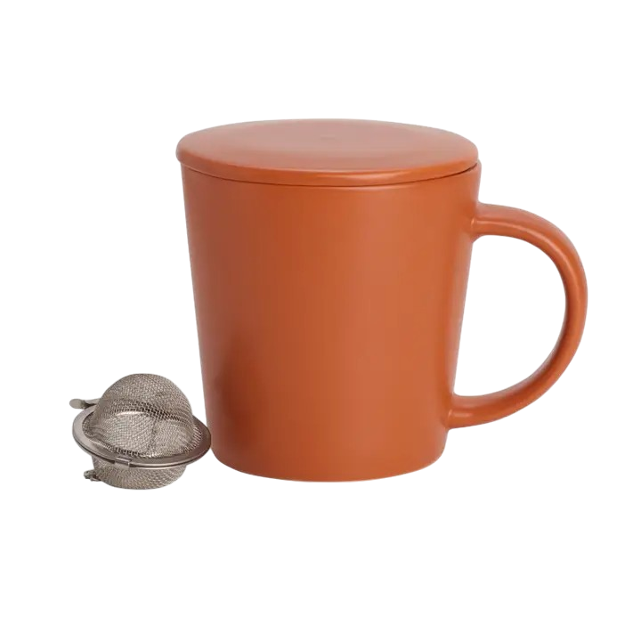 Pfaltzgraff 15.5oz Tea Mug with Lid & Infuser