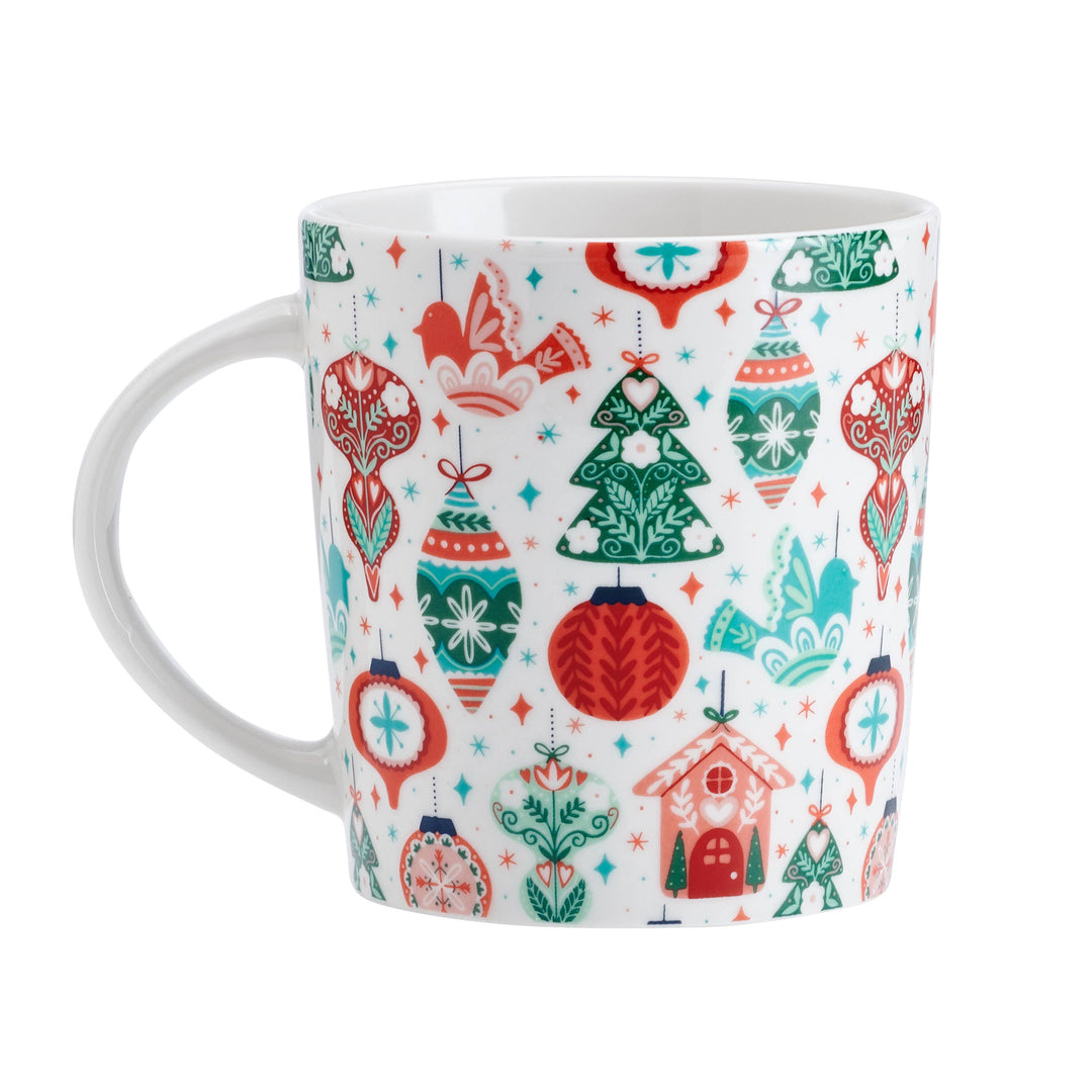 Pfaltzgraff Holiday 18oz Ornaments Themed Mug